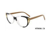 Montura Optica Acetato Mujer Homeway HT8106-C6 Negro Dorado
