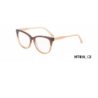 Montura Optica Acetato Mujer Homeway HT815-C2 Marron Mostaza