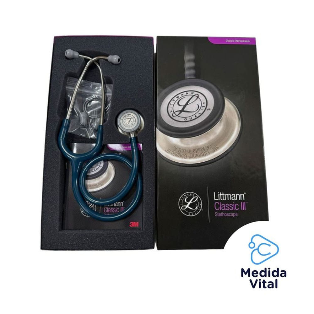 ESTETOSCOPIO LITTMANN CLASSIC III - AZUL CARIBE