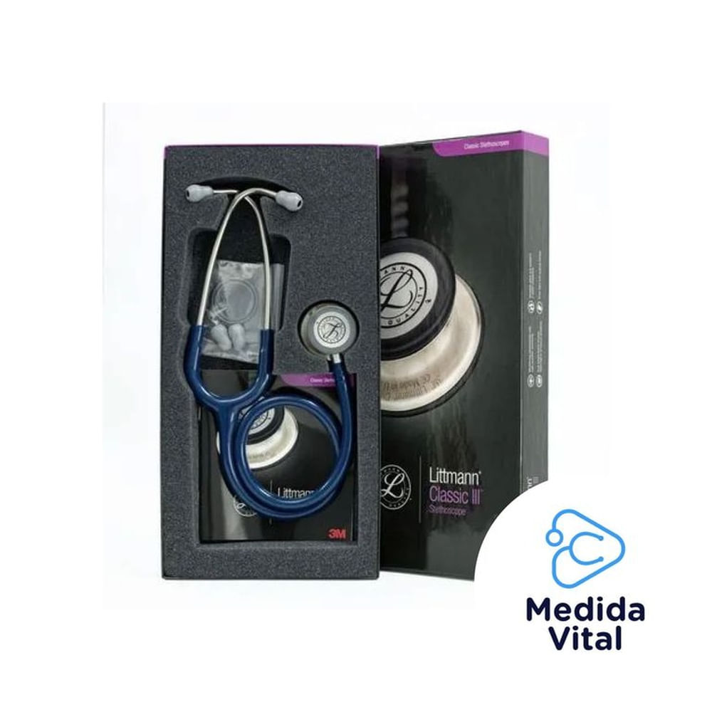 ESTETOSCOPIO LITTMANN CLASSIC III - AZUL MARINO