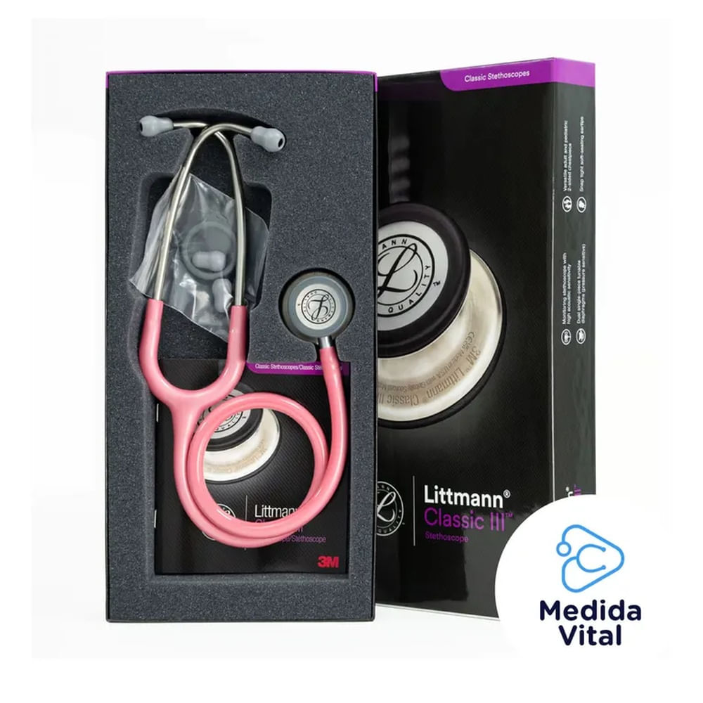 ESTETOSCOPIO LITTMANN CLASSIC III - ROSA PERLA