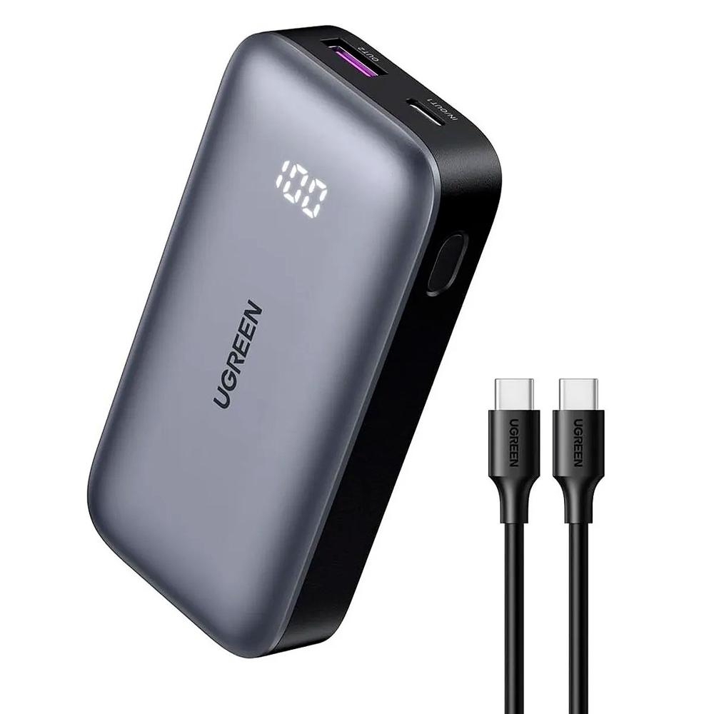 Ugreen Pb502 Power Bank 10000mah 30w Usb C- A Carga Rapida