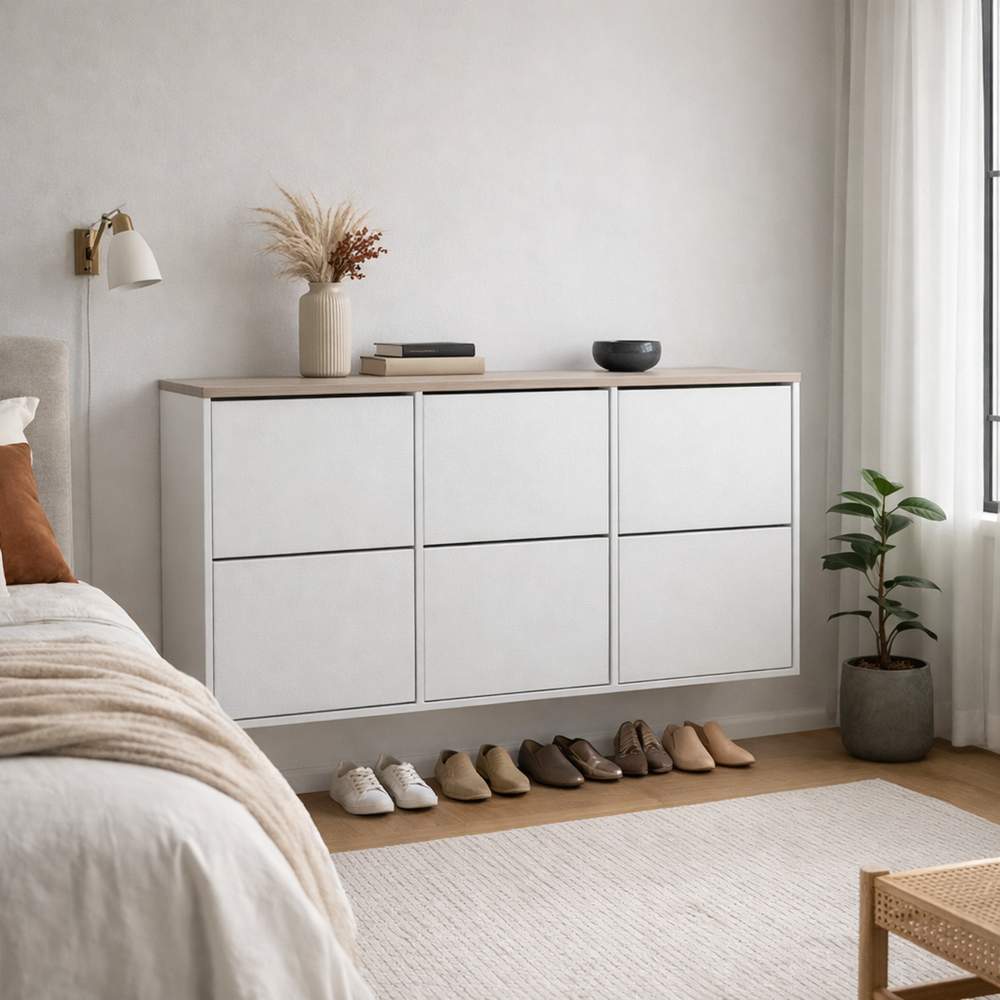 Zapatera Flotante Collins Color CapriRovere TU MESITA