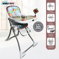 Silla De Comer Didáctica JUNGLE Plegable Brown