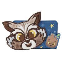 Billetera Larga Mujer Loungefly Rocket y Groot Guardianes de la Galaxia