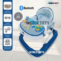 Andador Musical Plegable con Bluettoth RUDDER Blue