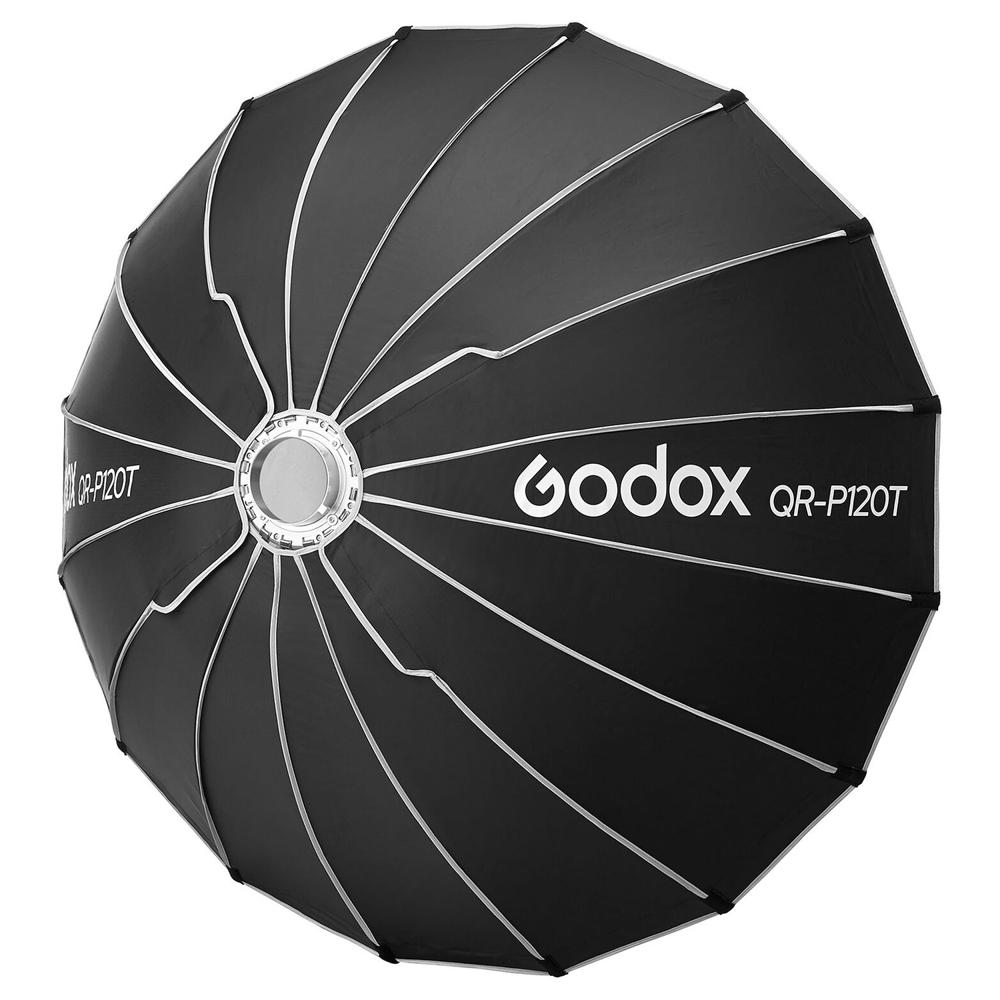Softbox Parabólico Godox QR-P120T de 120cm  Armado Rapido Montura Bowens