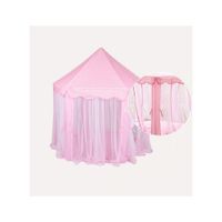 Carpa castillo armable modelo princesa tul - rosado Verde