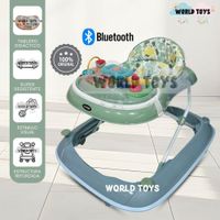 Andador Musical Plegable con Bluettoth RUDDER Green
