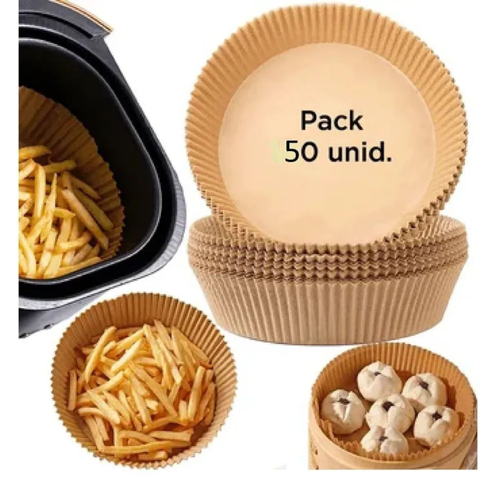 Pack de 50 unidades Papel Freidora Frituras Verde