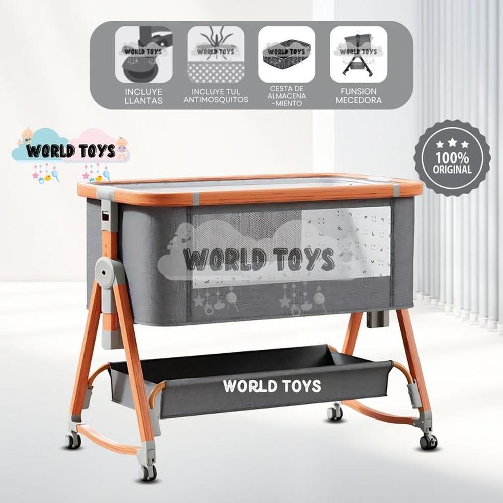 Cuna Colecho Mecedora 2 en 1 DUDU Edición Limitada Gray