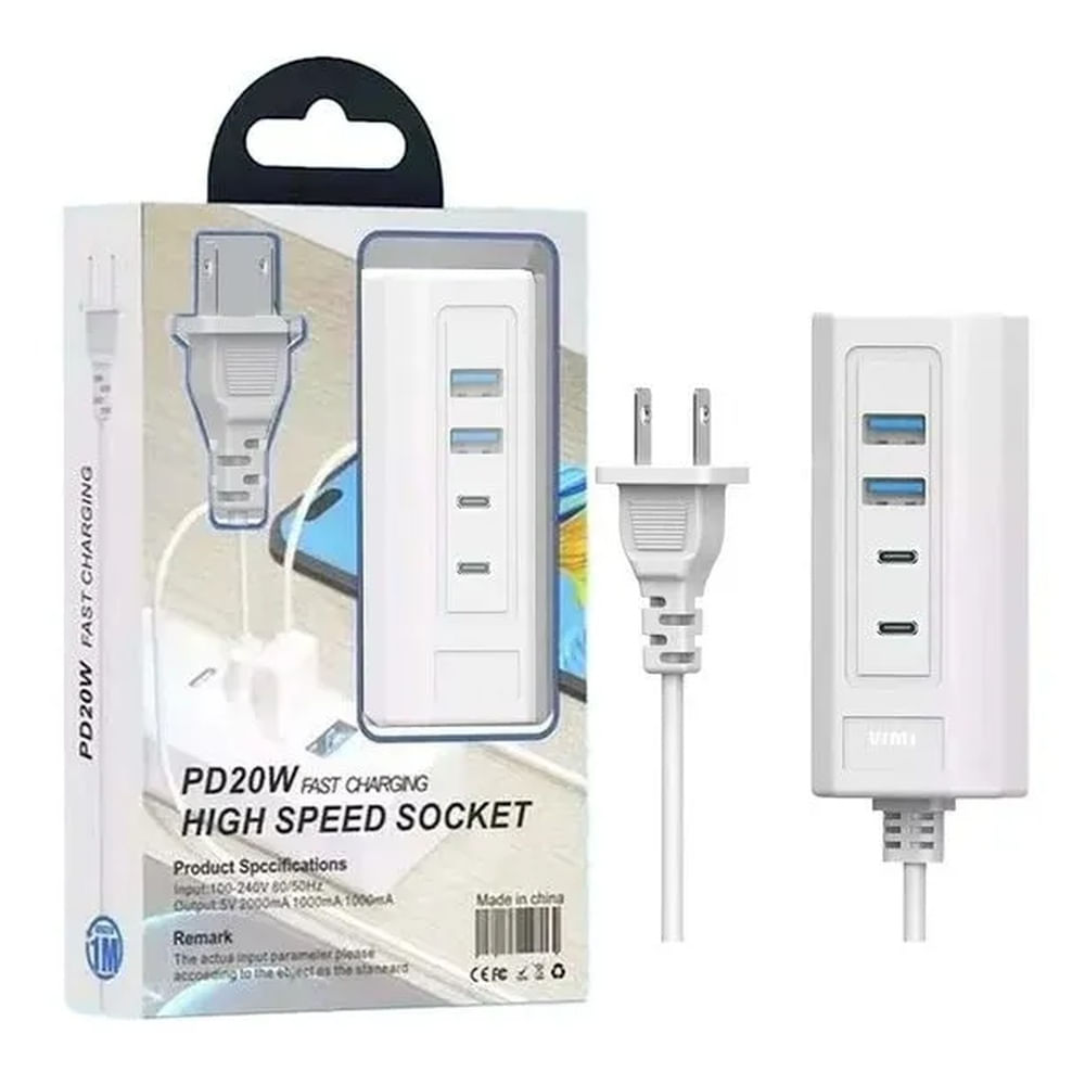 Cargador Celular Múltiple USB tipo C