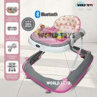 Andador Musical Plegable con Bluettoth RUDDER Pink