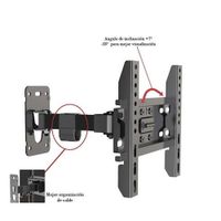 Rack Móvil para TV de 17 a 43 Modelo UBK43