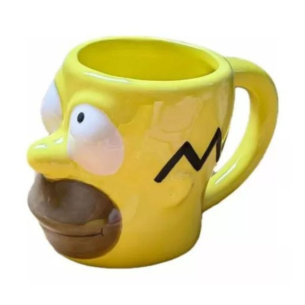Taza creativa Homero Simpson Amarillo
