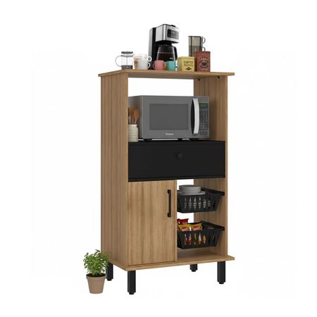 Mueble Multiuso de Cocina Mariana MDP 1 Cajón Orange