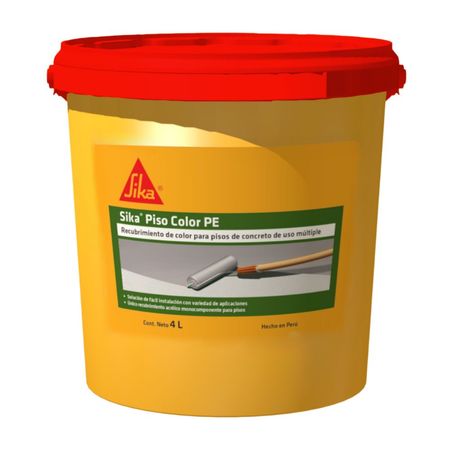 Sika Piso Color Gris 4 litros