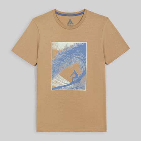 Polo Para Teen Niño Aereal Basico Tm Mostaza Talla