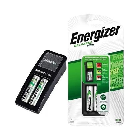 Cargador De Pilas Aa - aaa Energizer - Ch2pc4 y  2 Pilas Aa