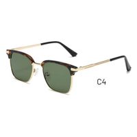 Lente de sol Mujer Homeway 3239-C4 Verde Animal Print Dorado