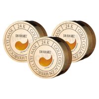 PACK 3 MASCARILLA PARA OJOS 24K GOLD 60 PZS DR RASHEL