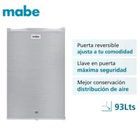 Frigobar Mabe 93 Lts Plomo RMF04PRX0