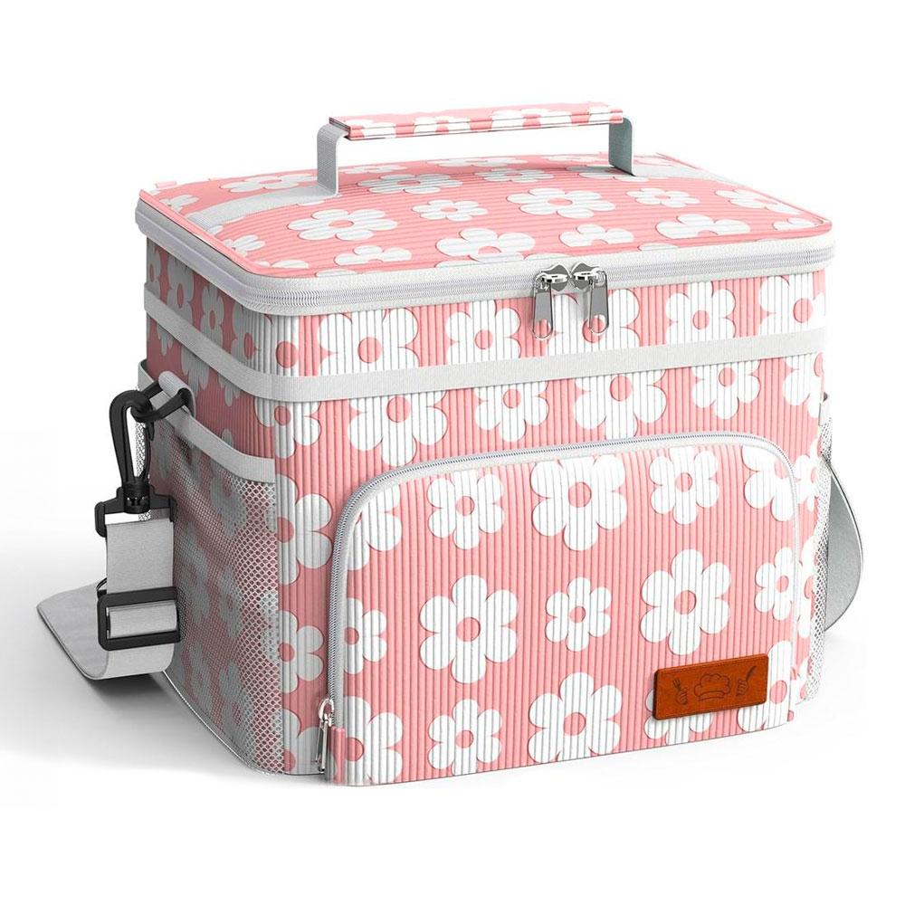 LONCHERA 1 NIVEL DE 9L HOTOR | FLOR ROSA