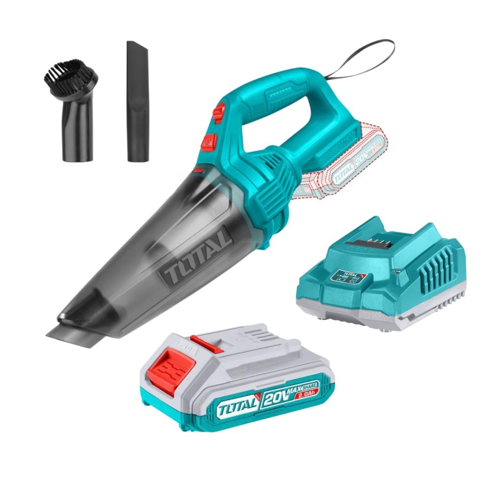 Aspiradora 0.5 litros 20v + 1 bateria 2ah + cargador Total TVLI201261-TFBLI20011-TFCLI2001