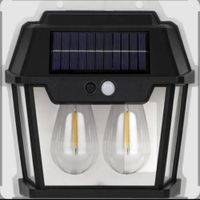 Lámpara de Pared Solar Vintage Lux Sensor de Movimiento 28W