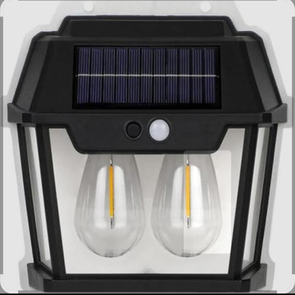 Lámpara de Pared Solar Vintage Lux  Sensor de Movimiento 28W