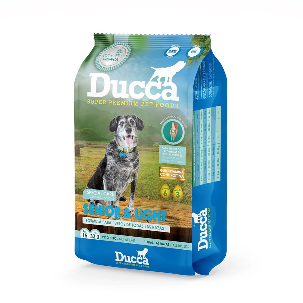 Alimento para Perros Ducca Premium Senior Light 15 Kg