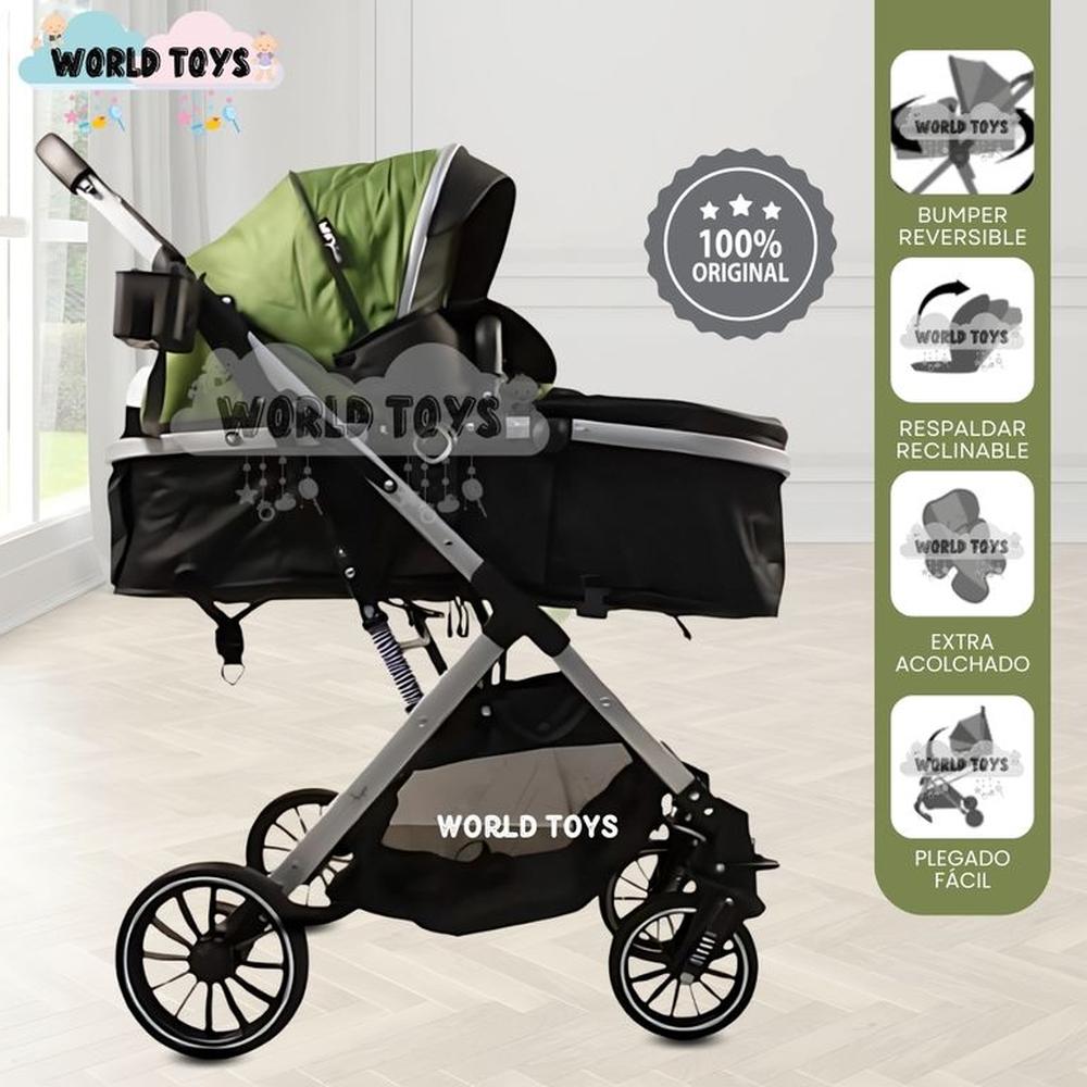 Coche Moisés de Lujo IBIZA Edición Limitada Green