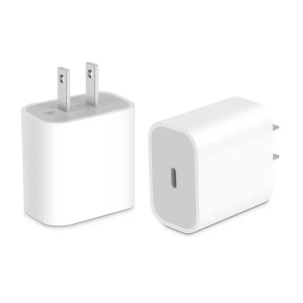 Cargador Apple 20w USB-C para iPhone Color Blanco