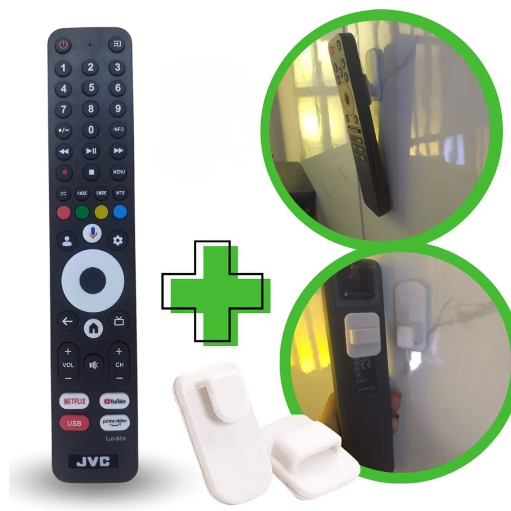 Control remoto compatible para JVC Smart TV RM-C3485  Soporte