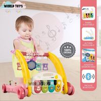 Caminador Musical 2 en 1 PIANO WALK de Lujo Dark Pink