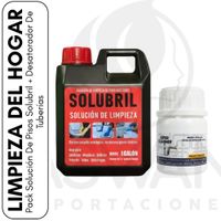 Pack Solución De Pisos Solubril + Desatorador De Tuberías