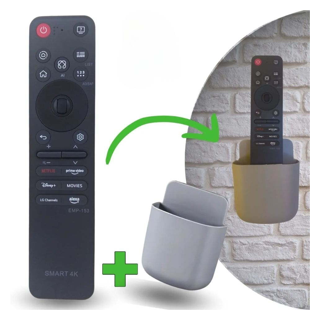 Control LG MR25 Magic WebOS 2025 Con Puntero Soporte Griis