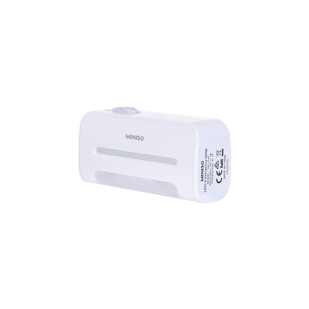 lampara led emergencia miniso blanco