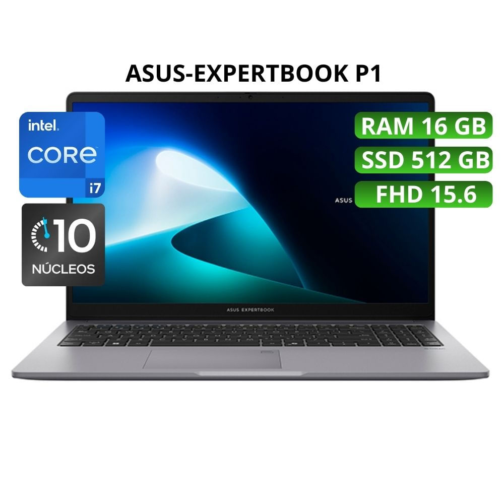 Laptop ASUS EXPERTBOOK P1 intel Core i7 13620H Ram 16GB SSD 512 GB 15.6 - 90NX0881-M01JS0