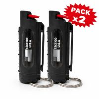 Gas Pimienta Defensa Personal Pack 2 Llavero Seguridad