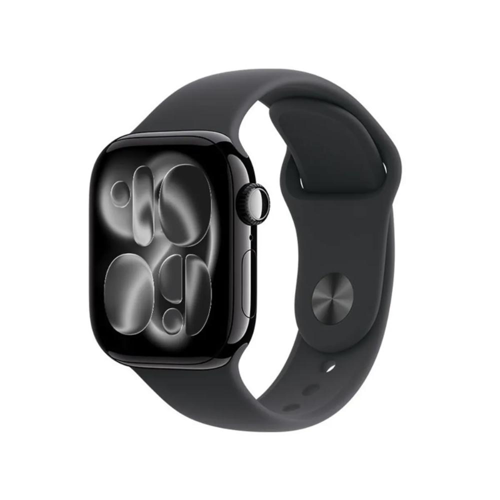 Apple Watch Series 11 GPS 46mm Jet Black - Sport Band Black Talla M-L