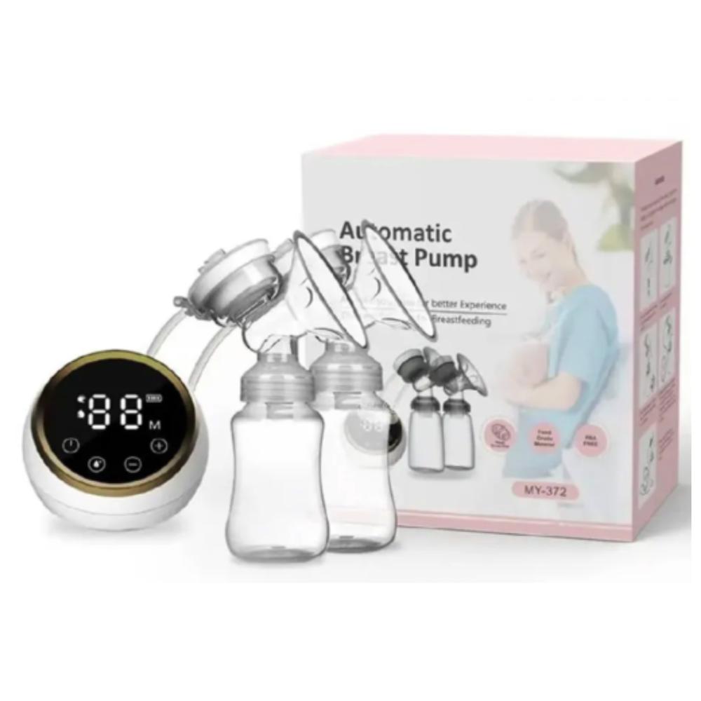 Extractor de Leche Eléctrico Doble con Vacío Ajustable y Funcionamiento Silencioso