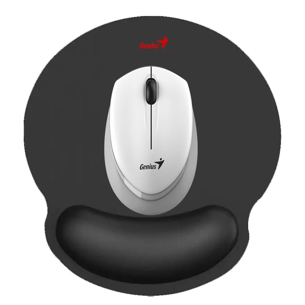 COMBO GENIUS MOUSE NX-7009 BLANCO Y PAD MOUSE G-WMP 100 CON DESCANSADOR