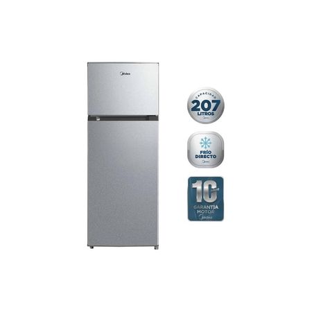 Refrigerador MIDEA  MDRT294FGR50PE TMF Frío Directo 210 lts.