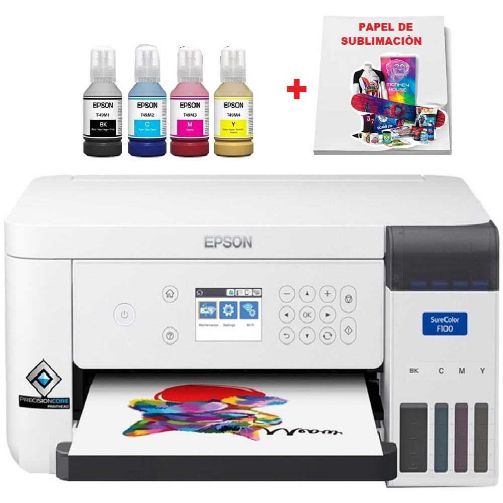 Impresora De Sublimacion Epson Sure Color F170 Usb Wifi