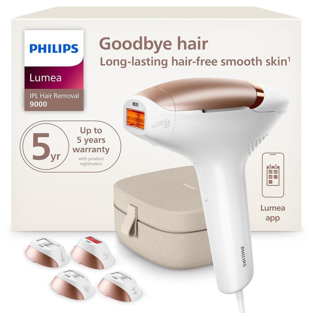 Depiladora IPL Philips Lumea 9000 BRI984/03 Blanca