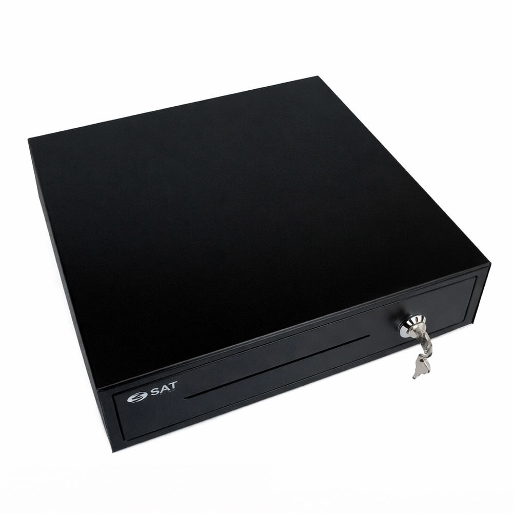 Gaveta Monedero SAT 119 apertura automática construcción metálica compatible sistemas POS
