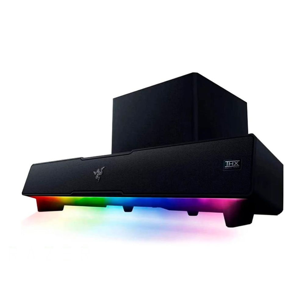 Parlante Razer Leviathan V2 Sound Bar 65W conectividad BT USB color Black