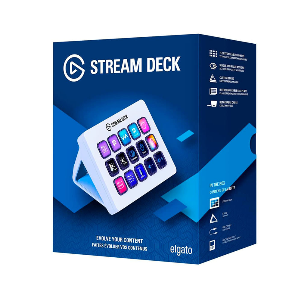 Stream Deck Elgato MK.2 15 Teclas LCD White