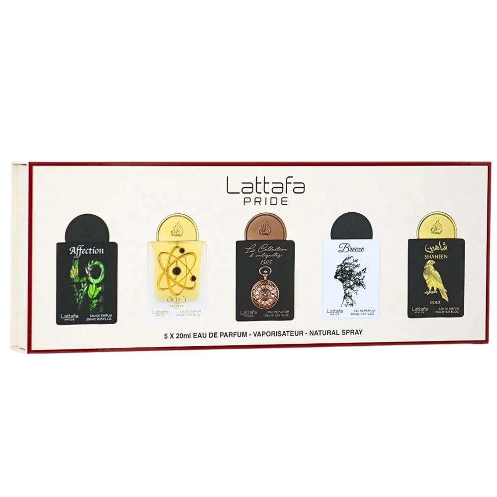 PERFUME LATTAFA PRIDE SET DE COLECCIÓN 1 EDP PACK DE 5 20 ML